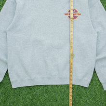 Load image into Gallery viewer, Washington Redskins Adidas Team NFL American Football Double Sided Graphic Logo Boxy Crewneck Grey Sweatshirt - M
