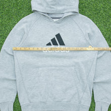 Load image into Gallery viewer, Women’s Adidas Embroidered Logo Pullover Grey Hoodie - M (10-12)
