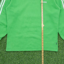 Load image into Gallery viewer, Adidas Small Spell Out 3-Stripe Embroidered Crewneck Green Sweatshirt - M
