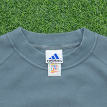 Load image into Gallery viewer, 1999 Adidas 3-Stripe Embroidered Logo Crewneck Blue Sweatshirt - M
