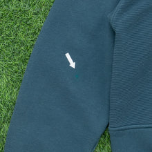 Load image into Gallery viewer, Adidas Golf Laurel Wreath Embroidered Logo Panel Crewneck Teal Blue Sweatshirt - L (40/42)
