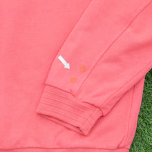 Load image into Gallery viewer, 1993 Nike USA Sports And Fitness Embroidered Logo Mock Neck Boxy Crewneck Pink Sweatshirt - L
