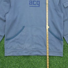 Load image into Gallery viewer, 2000 Nike ACG Spell Out Graphic Pocket Logo Utility Cargo Blue Hoodie - XL

