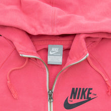Load image into Gallery viewer, Women’s Nike Track &amp; Field Swoosh Graphic Logo Zip Up Pink Hoodie - M (10-12)
