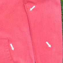 Load image into Gallery viewer, Women’s Nike Track &amp; Field Swoosh Graphic Logo Zip Up Pink Hoodie - M (10-12)
