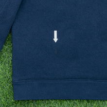 Load image into Gallery viewer, 2003 Nike Spell Out Embroidered Logo Piping Boxy Crewneck Navy Sweatshirt - L
