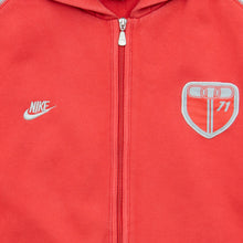 Load image into Gallery viewer, 2003 Nike Athletic Since 71 Embroidered Double Sided Red Raglan Zip Up Hoodie - XL

