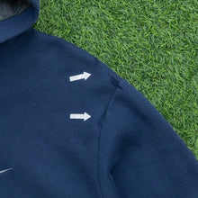Load image into Gallery viewer, 2007 Nike Small Swoosh Embroidered Logo Navy Zip Up Hoodie - XL
