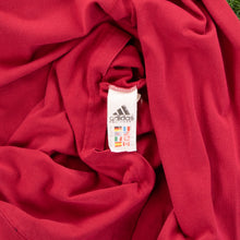 Load image into Gallery viewer, (1995) Adidas Equipment EQT Centre Logo Embroidered Red Longsleeve Rugby Polo Shirt - M
