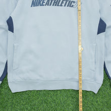 Load image into Gallery viewer, 2004 Nike Athletic 71 Spell Out Graphic Small Swoosh Embroidered Grey Hoodie - L

