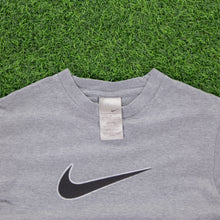 Load image into Gallery viewer, (2008) Nike Large Swoosh Grey Graphic T-Shirt - S
