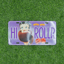 Load image into Gallery viewer, 2006 Betty Boop Hi Roller Collectible Decorative Sign Metal Novelty License Plate
