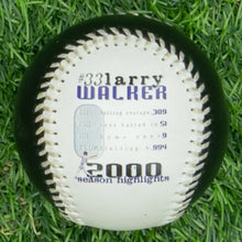 Load image into Gallery viewer, 2000 Colorado Rockies Larry Walker #33 Commemorative Collectible Baseball Memorabilia
