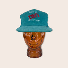 Load image into Gallery viewer, Molson Dry ‘Special Day’ Beer Beverage Promotional Embroidered Corduroy Snapback Cap - One size
