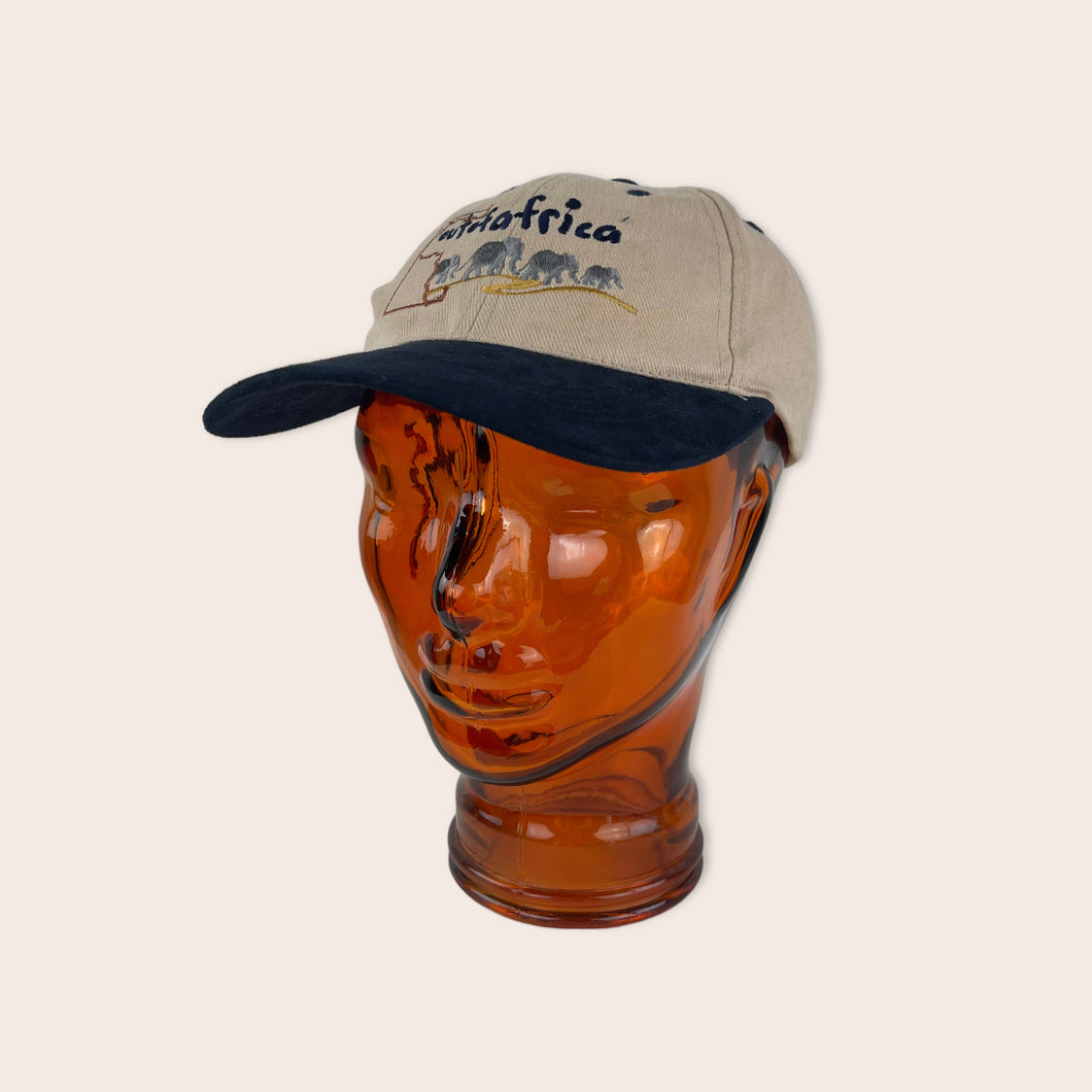 Out Of Africa Elephant Embroidered Cap - One size