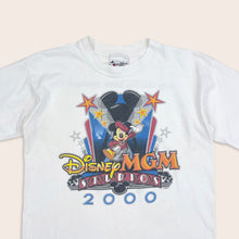 Load image into Gallery viewer, (2000) Women’s Mickey Mouse Disney MGM Studios ‘On With The Show’ Graphic T-Shirt - S
