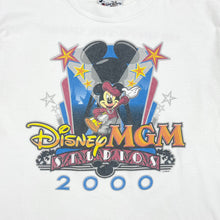 Load image into Gallery viewer, (2000) Women’s Mickey Mouse Disney MGM Studios ‘On With The Show’ Graphic T-Shirt - S
