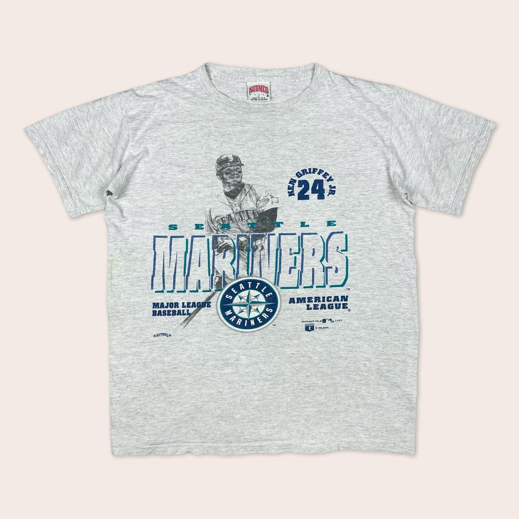 NEW Retro Ken Griffey Jr Seattle Mariners Green Throwback MLB