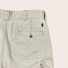 Load image into Gallery viewer, Polo Ralph Lauren Beige Cargo Shorts - 36”
