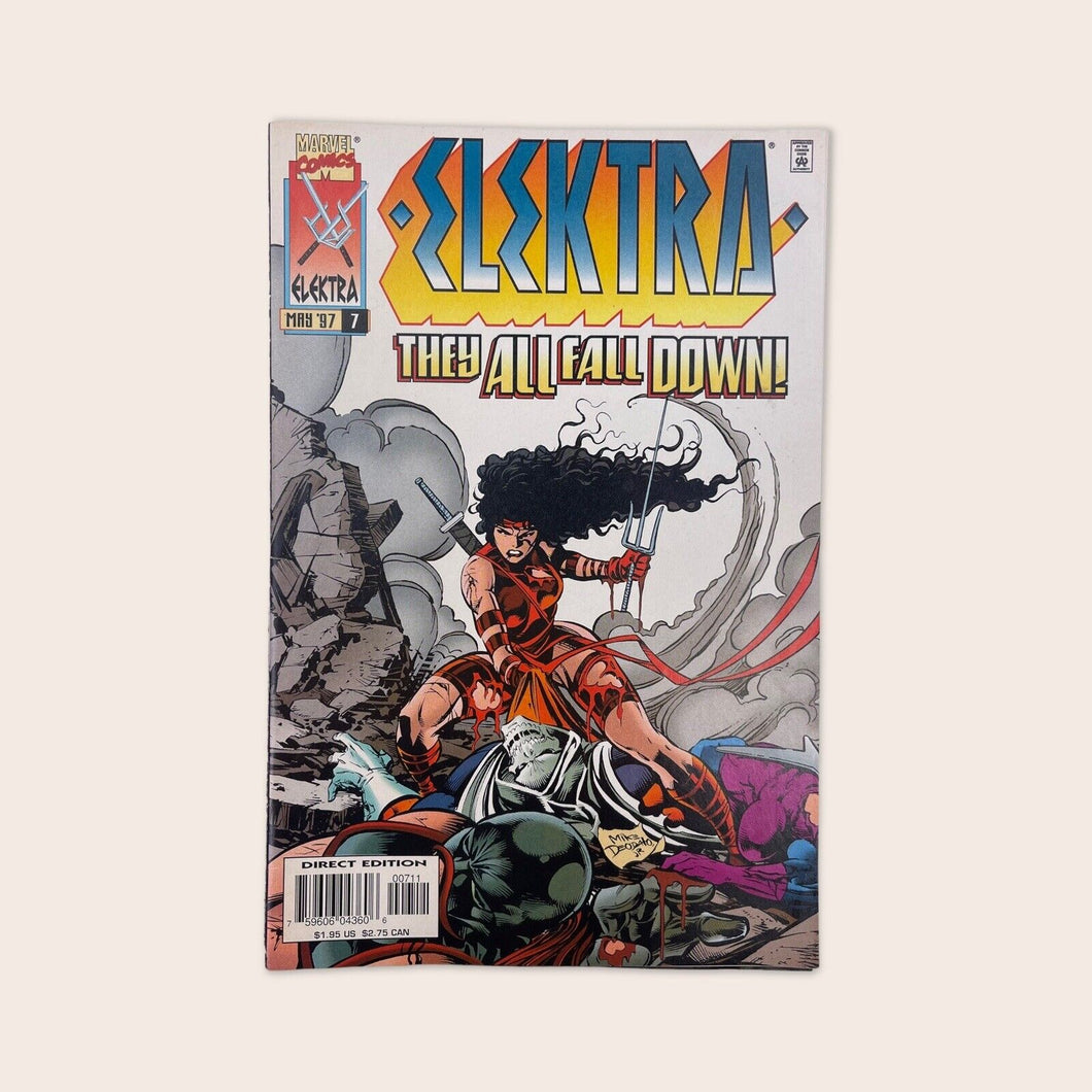 (1997) Elektra #7 Marvel Comic Graphic Novel Book