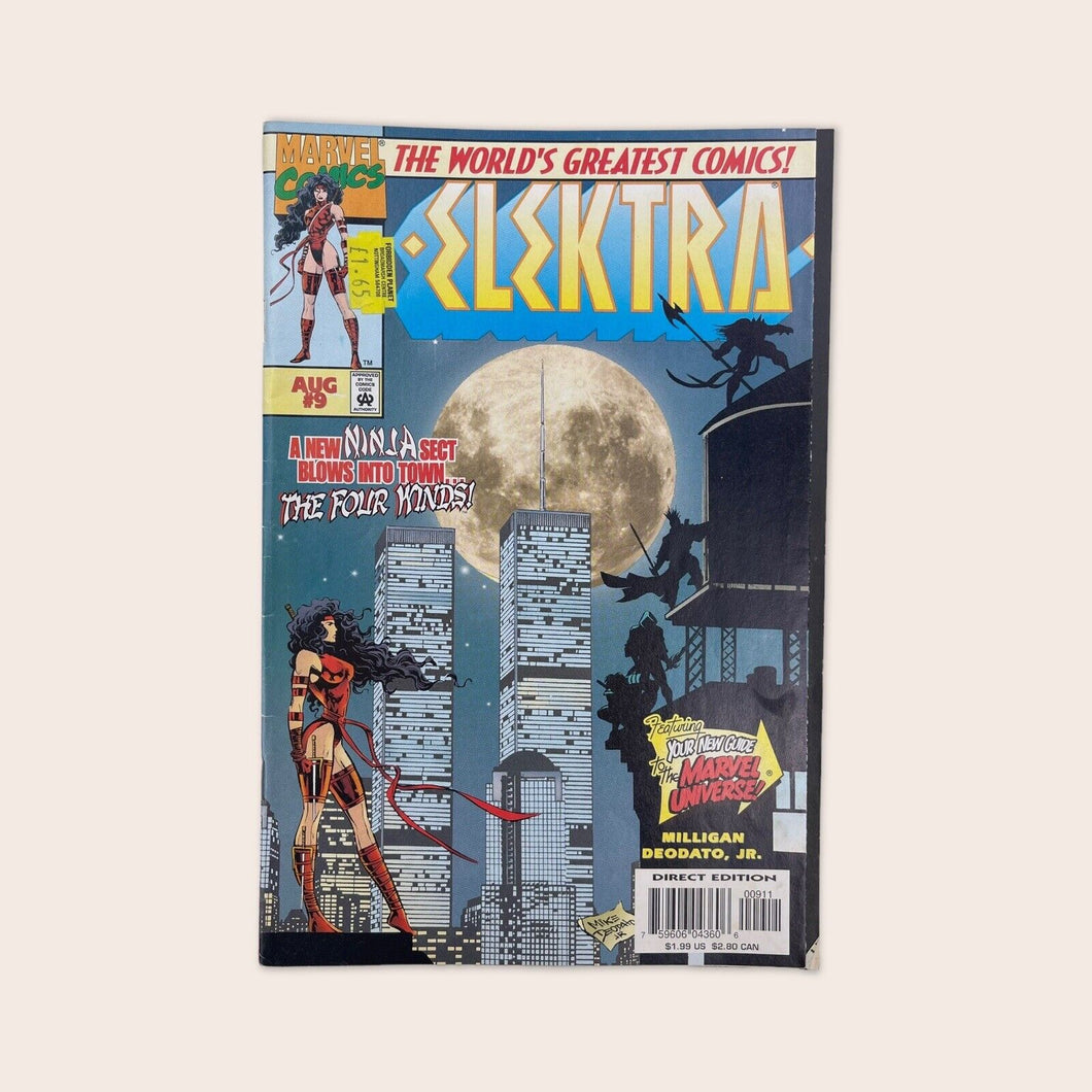 (1997) Elektra #9 Marvel Comic Graphic Novel Book