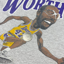 Load image into Gallery viewer, 90’s LA Lakers James Worthy NBL Basketball graphic t-shirt - M
