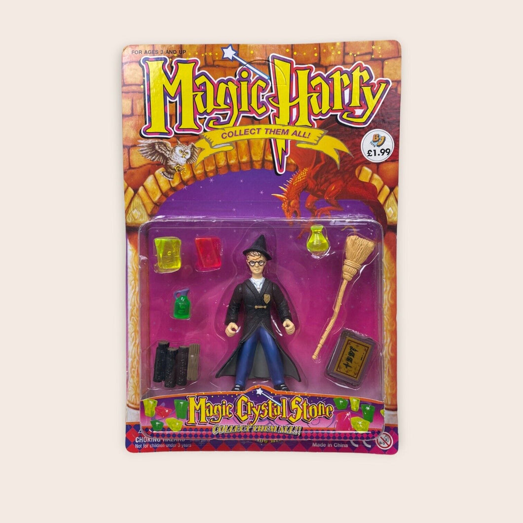 Vintage Magic Harry Harry Potter Wizard Magic Crystal Stones Collectible Figure