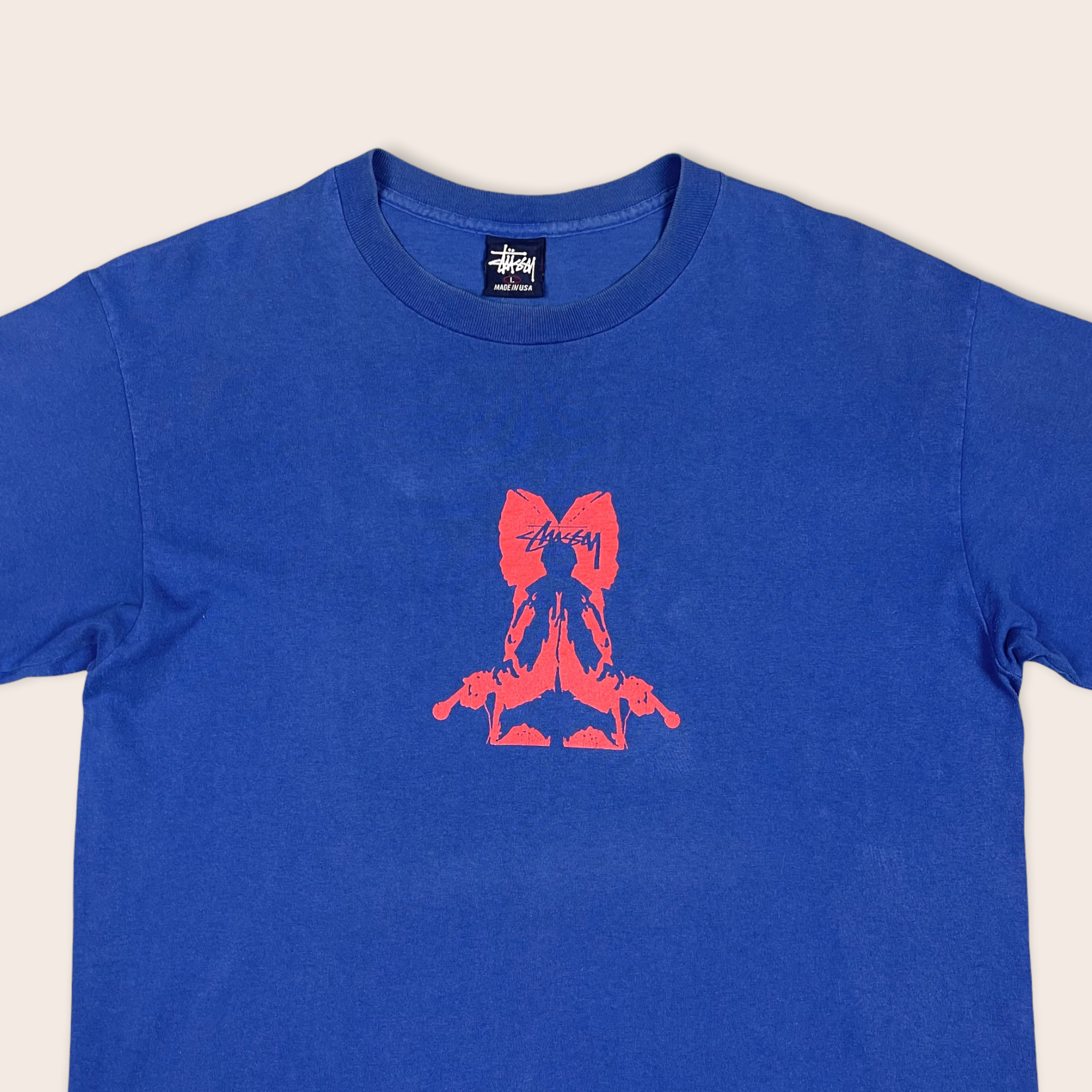 1990's) Stussy Reflected singer graphic t-shirt - L – Since