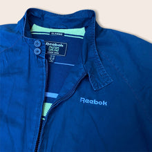 Load image into Gallery viewer, Reebok navy Harrington jacket
