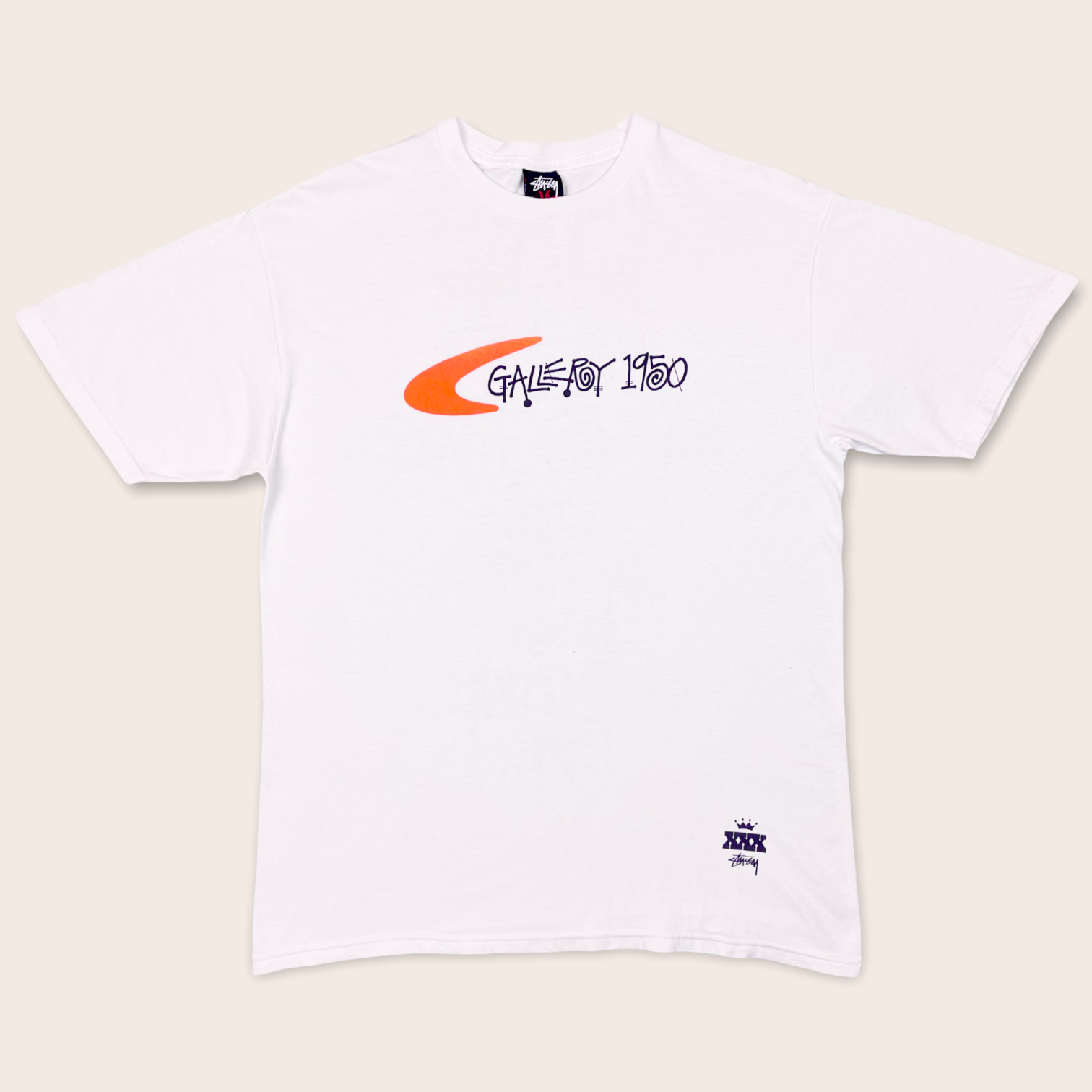 2010) Stussy x Gallery 1950 30th Anniversary graphic t-shirt - M/L 