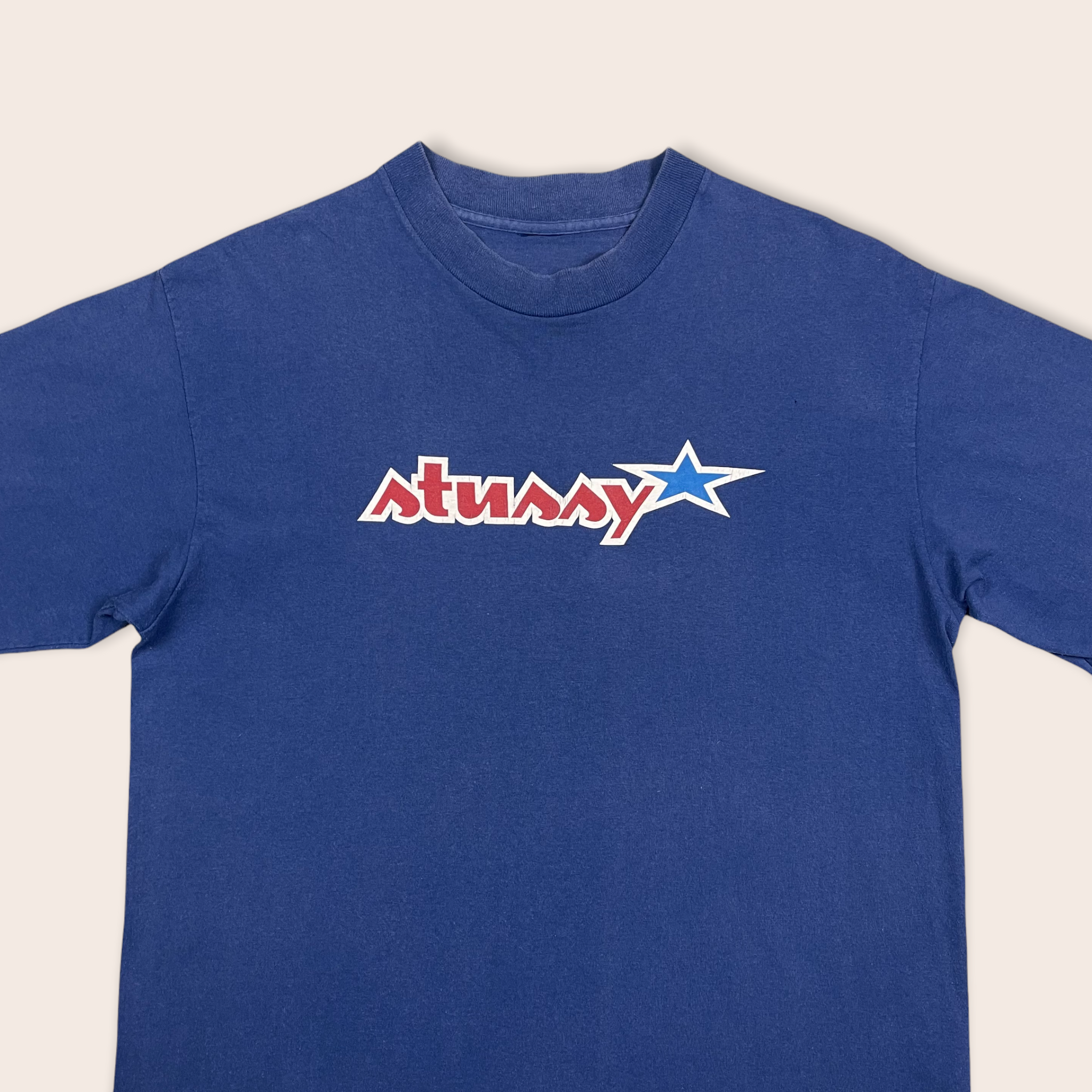 1990's) Stussy Star logo graphic t-shirt - M – Since'99 Vintage