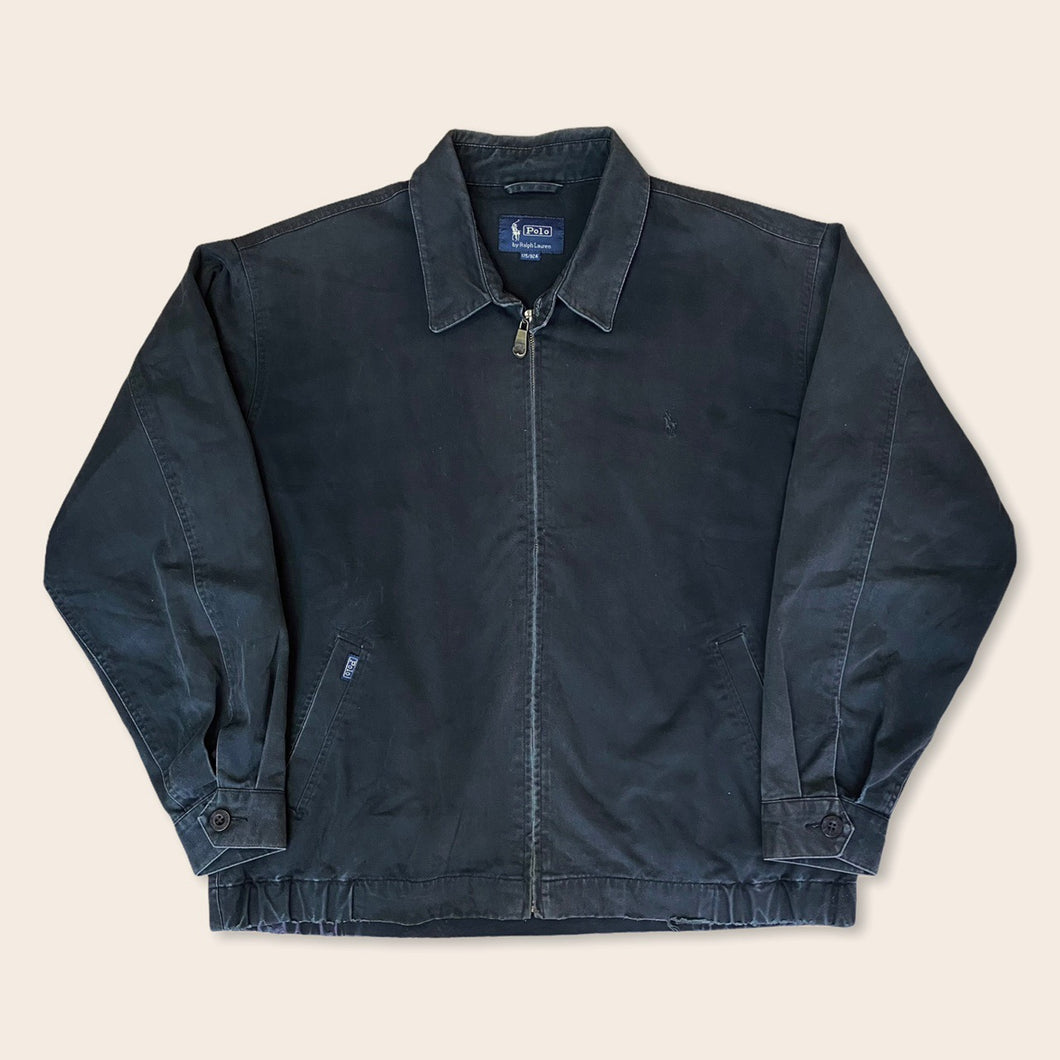 Polo Ralph Lauren washed black Harrington jacket - M/L