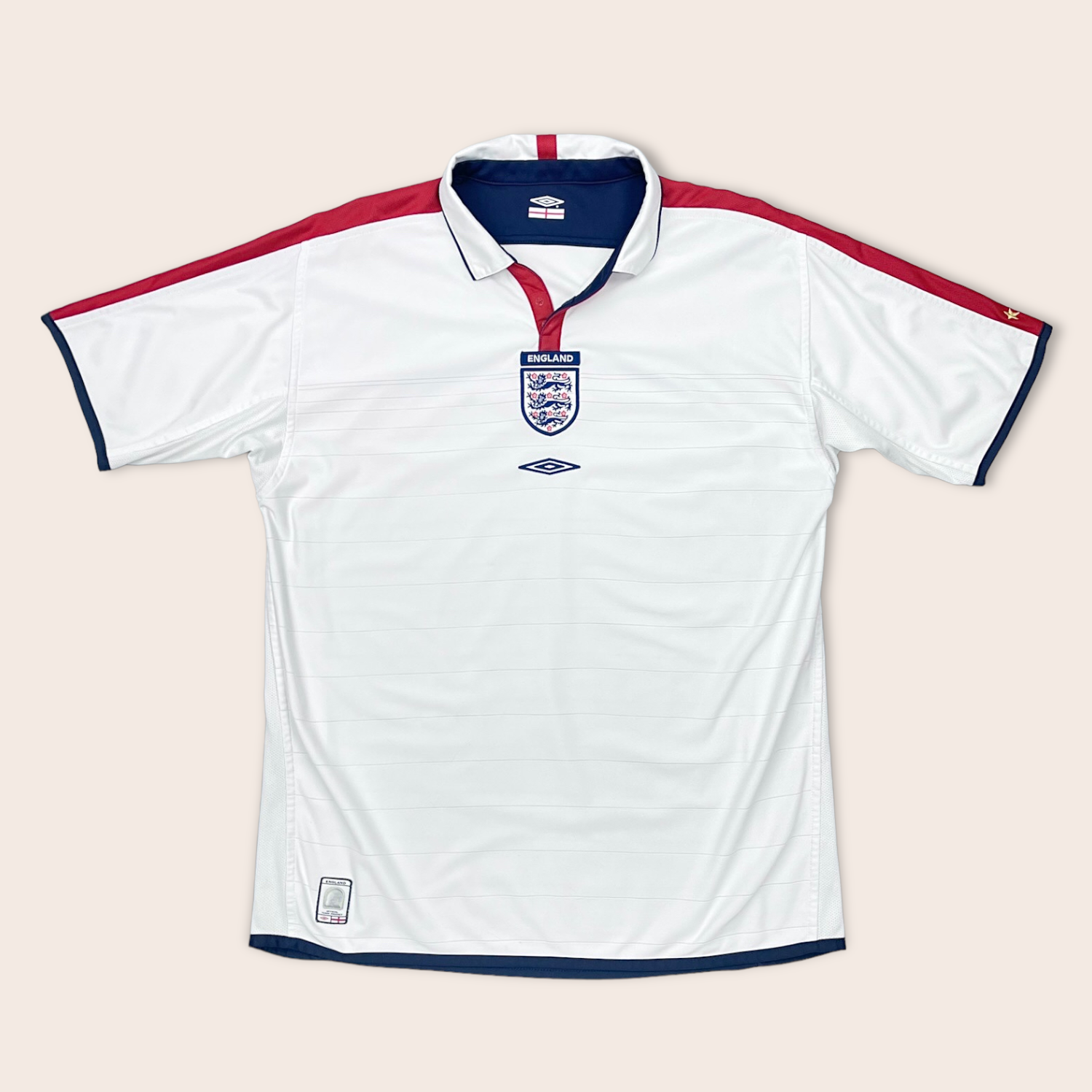 2003/05 England Umbro '04 Euros Home Reversible Football