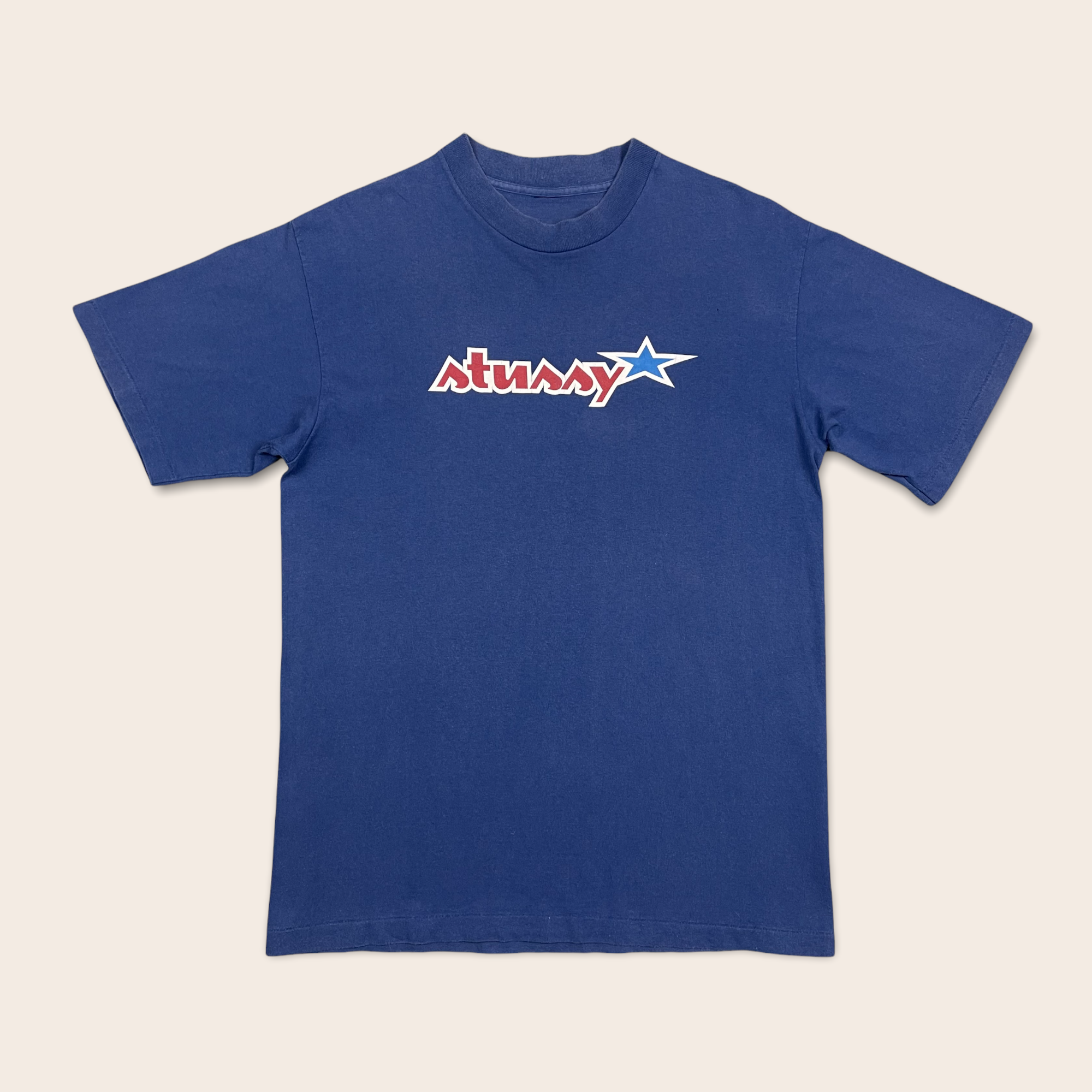 1990's) Stussy Star logo graphic t-shirt - M – Since'99 Vintage