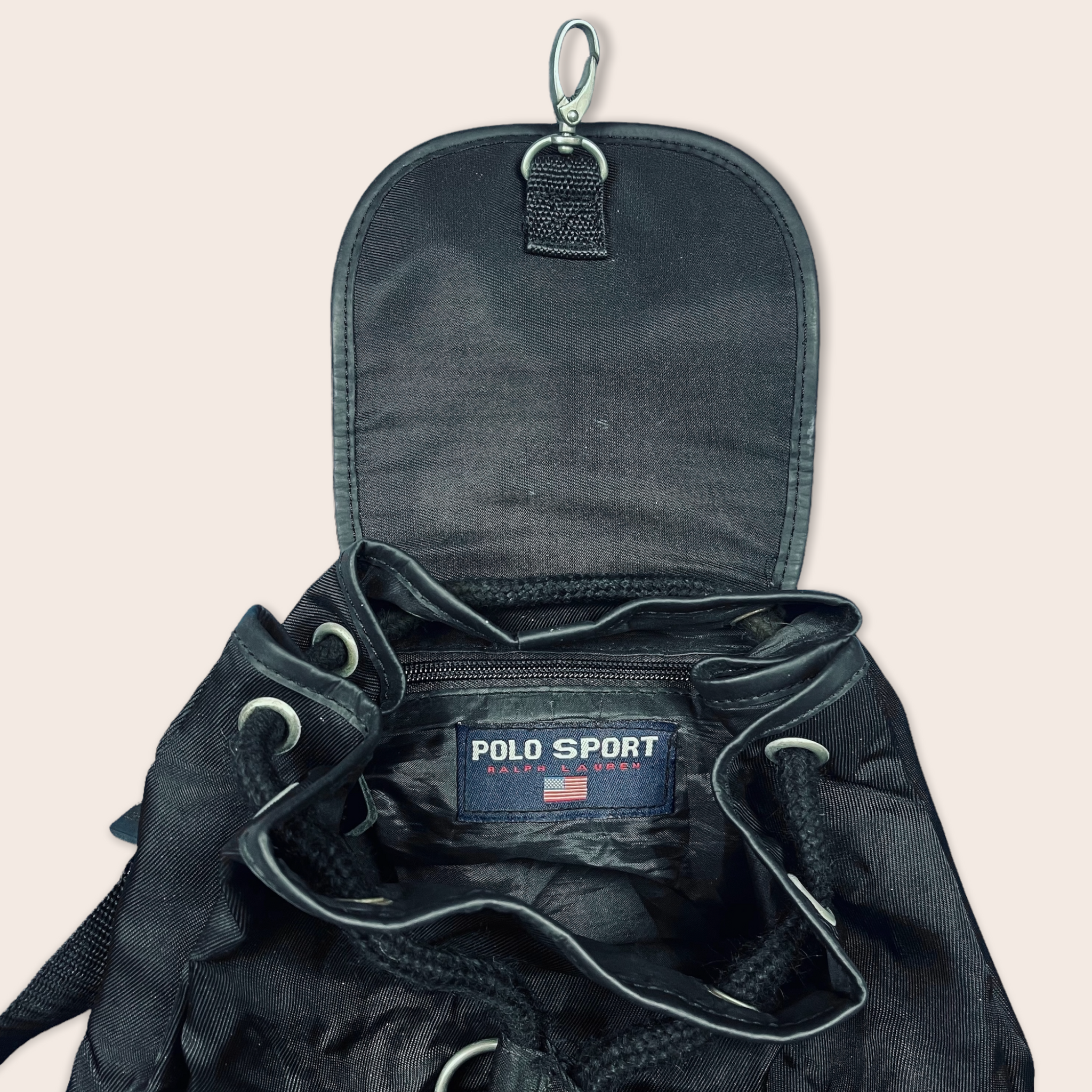 Polo Sport Ralph Lauren small back pack bag - Black – Since