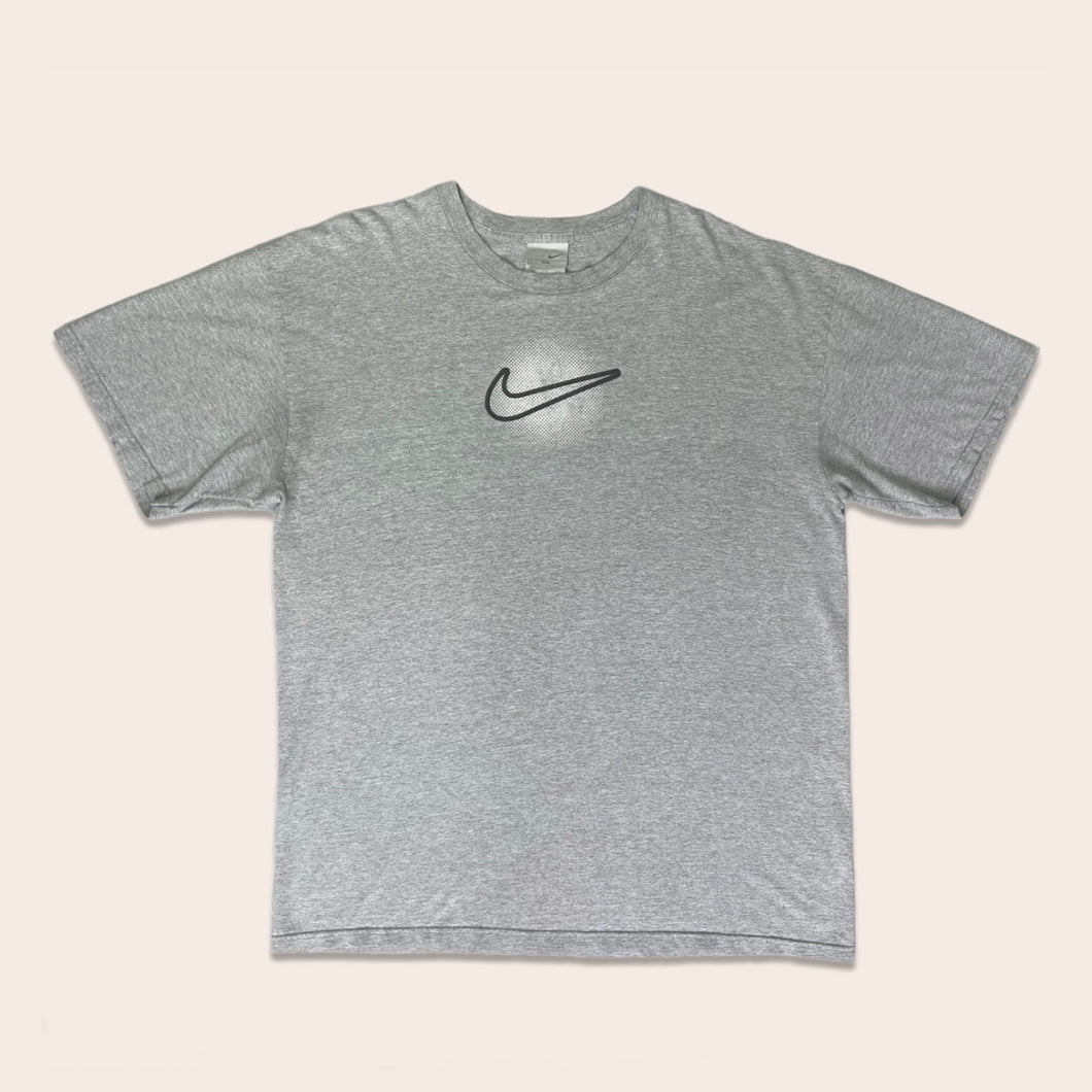 Nike grey centre swoosh t-shirt - XXL