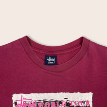 Load image into Gallery viewer, (2000’s) Stussy London Palladium World Tour graphic t-shirt- L
