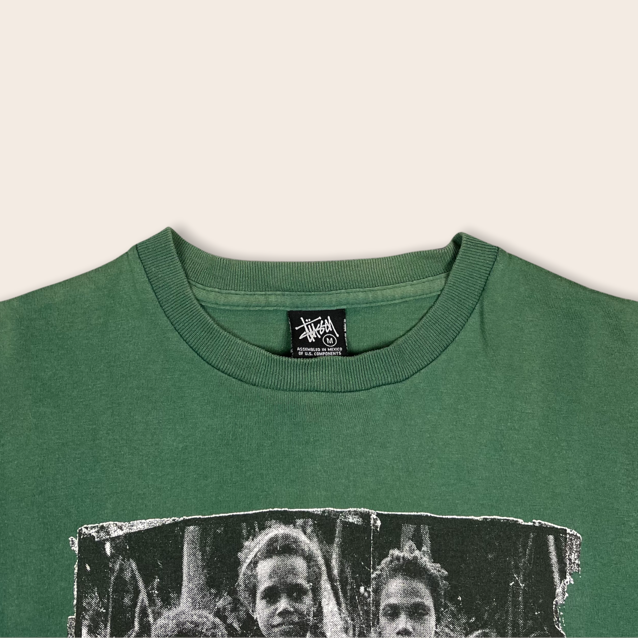 2000's) Stussy African 'Increase the peace' graphic t-shirt